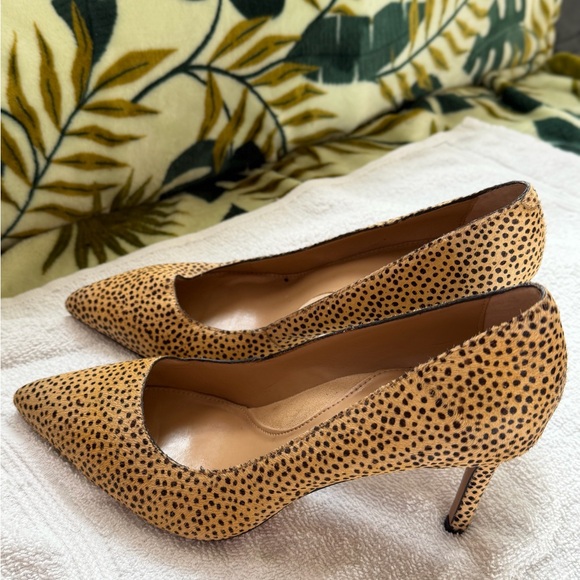 Banana Republic Shoes - Banana Republic Spotted Tan Heels